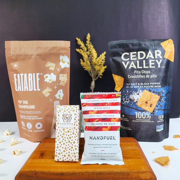 Samples of items in Goodness Gift box.